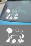 Confused Funny Panda Official Auto Car Glass Sticker Decal for Computers,Trucks, Motorcycles - 5