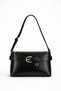 Black Women's Crossbody Shoulder Bag Stylish Modern Daily Use Hand and Shoulder Bag