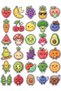 Sweet Food Fruit Sticker Set 150 Pieces - Mega Pack of 5 - Laptop Notebook Agenda Sticker - 4