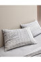 Petrus Double 100% Cotton Coco Crep Printed Duvet Cover Set - Gray - 4