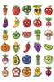 Sweet Food Fruit Sticker Set 150 Pieces - Mega Pack of 5 No03 - Laptop Notebook Agenda - 2