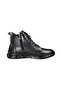 Norrsken Men's Zipper-Detail Leather Boots with Elastic Laces