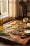 6-Piece Glass Jar Bowl Set with Metal Lids, Sturdy and Durable Storage Container, 300 ml - 3