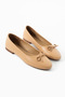 Joy Ten Genuine Leather Bowknot Ballerinas - 2