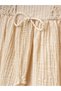 Cotton Lace Detailed Muslin Baby Girl Dress - 2
