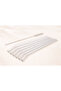 6-Piece Borosilicate Glass Curved Straw Set 23 cm with Cleaning Brush Convenient and Durable