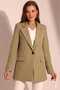 Single Button Blazer Model Jacket - 3
