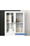 Multi-Layer Storage Bookshelf Rack Stylish Living Room Home Storage & Display Cabinet - 4
