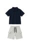 Children's Polo Collar T-Shirt and Shorts Set – Comfortable Fit Cotton Casual Combination - 4