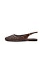 Tessa Brown Braided Women's Ballerinas - 8