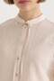 Viscose skirt shirt set beige - 5