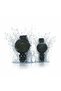 Royal Force Elara Duo Couple Watch Set – Luxury Black Stainless Steel Analog Watches for Men & Women - 5