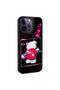 iPhone 14 Pro Max Case Shining Embossed Iconic Figure Tgco Amas Silicone Cover - White - 6