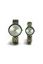 ROYAL FORCE ELARA DUO Couple Watches Gold & Silver , Minimal Dial, Quartz Movement, Men & Women - 2