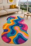Sdt Rainbow Wavy Woven Base Decorative Carpet Sdt677 - 2