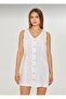 Modal Shirt Collar Dress - 2