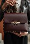 Retro Style Genuine Leather Hand-Held Crossbody Women's Bag - 4