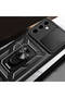 Galaxy A24 Case with Magnetic Stand and Camera Protection Tgco Sliding Vega Cover - Blue - 8