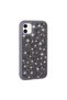 iPhone 11 Compatible Shiny Stone Design Diamond Tgco Case-Grey