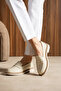 Tedy Beige Genuine Leather Patent Leather Loafer - 4