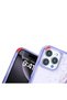 iPhone 16 Pro Max Case Liquid Glitter Transparent Back Surface Tgco Keto Silicone Cover - Silver - 4