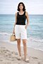 Ribbed Basic Knitted Undershirt