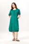 Short Sleeve Hacer Double Pockets Summer Poplin Authentic Dress Nile Green Nlysl - 6