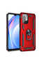 غطاء حماية TGCO Vega لهاتف Redmi Note 10 5G - أحمر - 3