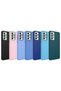 Galaxy A52 Case Silicone Tgco Luna Cover with Metal Frame and Button Design - Pink - 3