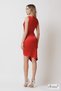 Rochie satinată asimetrica - 2