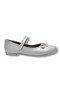 7151-26 Shiny Print Leather Bow and Velcro Tape Girls' Ballerinas 31-36 - 2