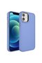 iPhone 11 Compatible Hard Tgco Botox Case with Metal Frame and Button Design - Lavender Gray
