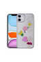 iPhone 11 Compatible Figured Patterned Sparkling Hard Tgco Sos Case-No3