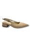 C-Shoes Hk800-26 Suede Short Square Heel Open Back Women's Shoes - 2
