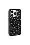 iPhone 14 Pro Max Compatible Shiny Stone Design Diamond Tgco Case-Black