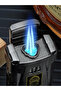 Multi-functional 3 Flame Windproof Cigar Lighter with Hole Opener Cutter & Holder Stand - 6