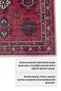 Burgundy Cherry Antique Chenille Carpet Rug Runner Non-Slip Washable Living Room Kitchen Hallway - 3