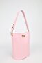 Women's Sakura Pink Wallet Detailed Bucket Model Hand and Shoulder Bag Molina - 4