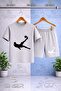 Children's Rovasata Adam Syh Printed Crew Neck T-Shirt - Shorts Set
