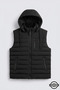 Zra model new season detachable hooded stand collar water and cold proof inflatable vest - 6