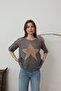 Knitted Blouse Star Pattern - 5