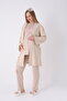 Pajama Set with Robe and Short Sleeves for Maternity and Pregnancy, Set of 3