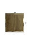 Wooden Basket Tray Base Square 20X20 cm Light Oak Double Sided 3mm Mdf (4 Pieces) - 2
