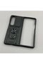 Lens Protected Ring Stand Tank Case Compatible with Samsung Galaxy Z Fold 7 - 4