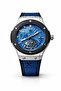 XLOTS IronX Skeleton Men’s Watch Blue Dial Leather Strap Stainless Steel Case Quartz Wristwatch