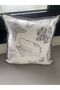 Marin Printed Single Square Throw Pillow Cover