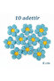 10 Pieces of 6 cm Pofidic Daisy-Flower, It Is a Hand Work, Handicraft, Hand Work Material, Decoration