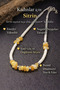 Natural Stone Women's Necklace – Turquoise, Amethyst, Citrine, Aventurine, Pink Quartz, Jasper – Handmade Minimalist Stylish - 4