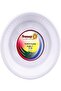 Disposable Plastic Plates Plain 9 Inch, 1 pack in 25 Pieces