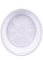 Disposable Plastic Plates Plain 9 Inch, 1 pack in 25 Pieces - 3